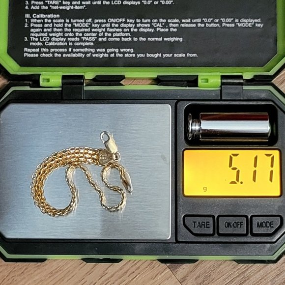 **SOLD**14k Yellow Gold Vintage Mesh Bracelet made in Italy 7.5" 8mm 5.17 grams - Picture 4 of 8